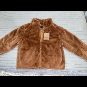 Women’s Patagonia Lunar Frost Jacket (US size: medium). Color: BAREFOOT TAN